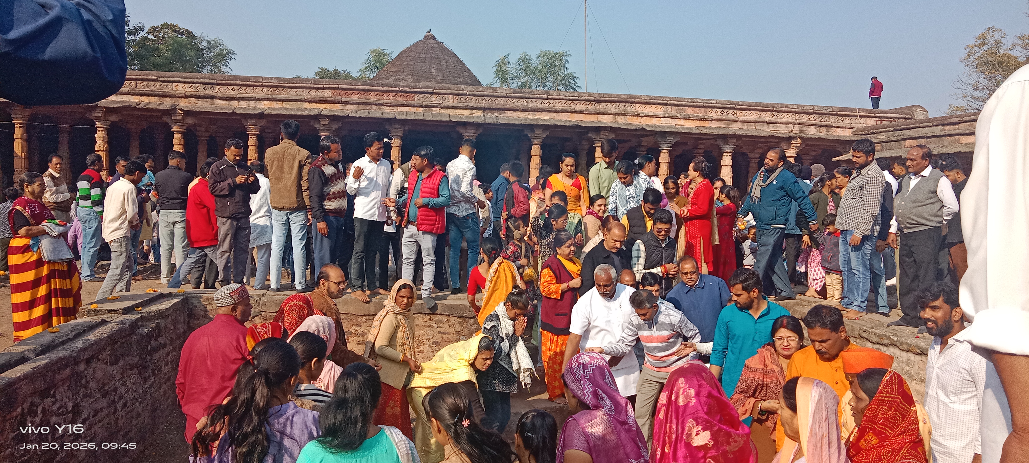 हवन पूजन भोजशाला में