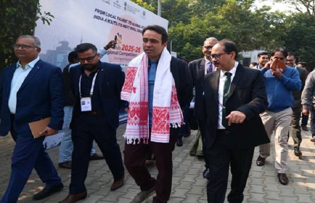 इंडियास्किल्स क्षेत्रीय प्रतियोगिता 2025-26 कार्यक्रम को संबोधित करते हुए जयंत चौधरी