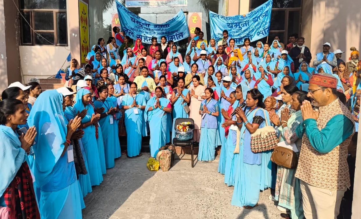 जल सहेली संगठन की अविरल निर्मल यमुना यात्रा