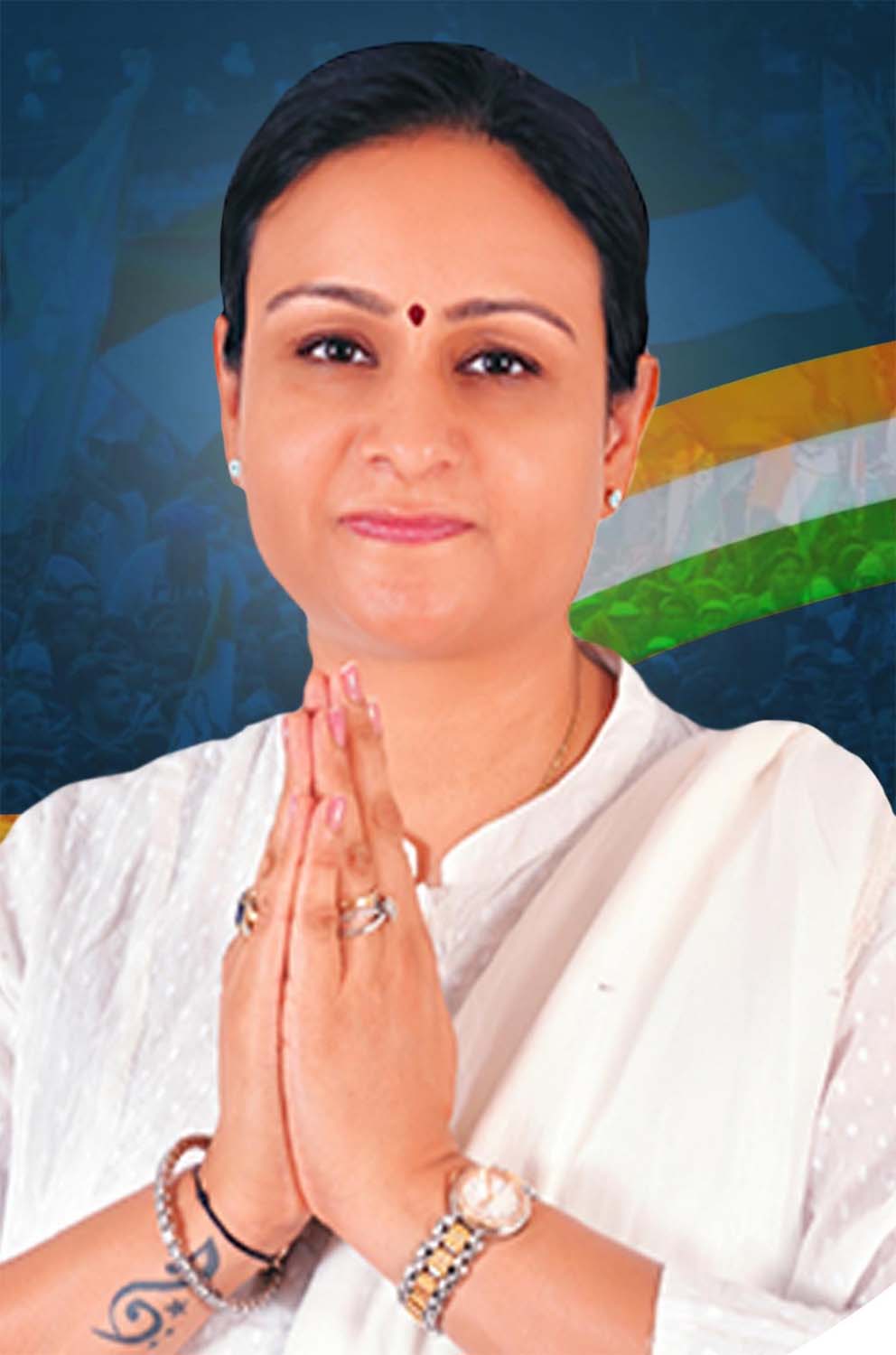 कांग्रेस की नवनियुक्त महिला प्रदेश अध्यक्ष पर्ल चौधरी।