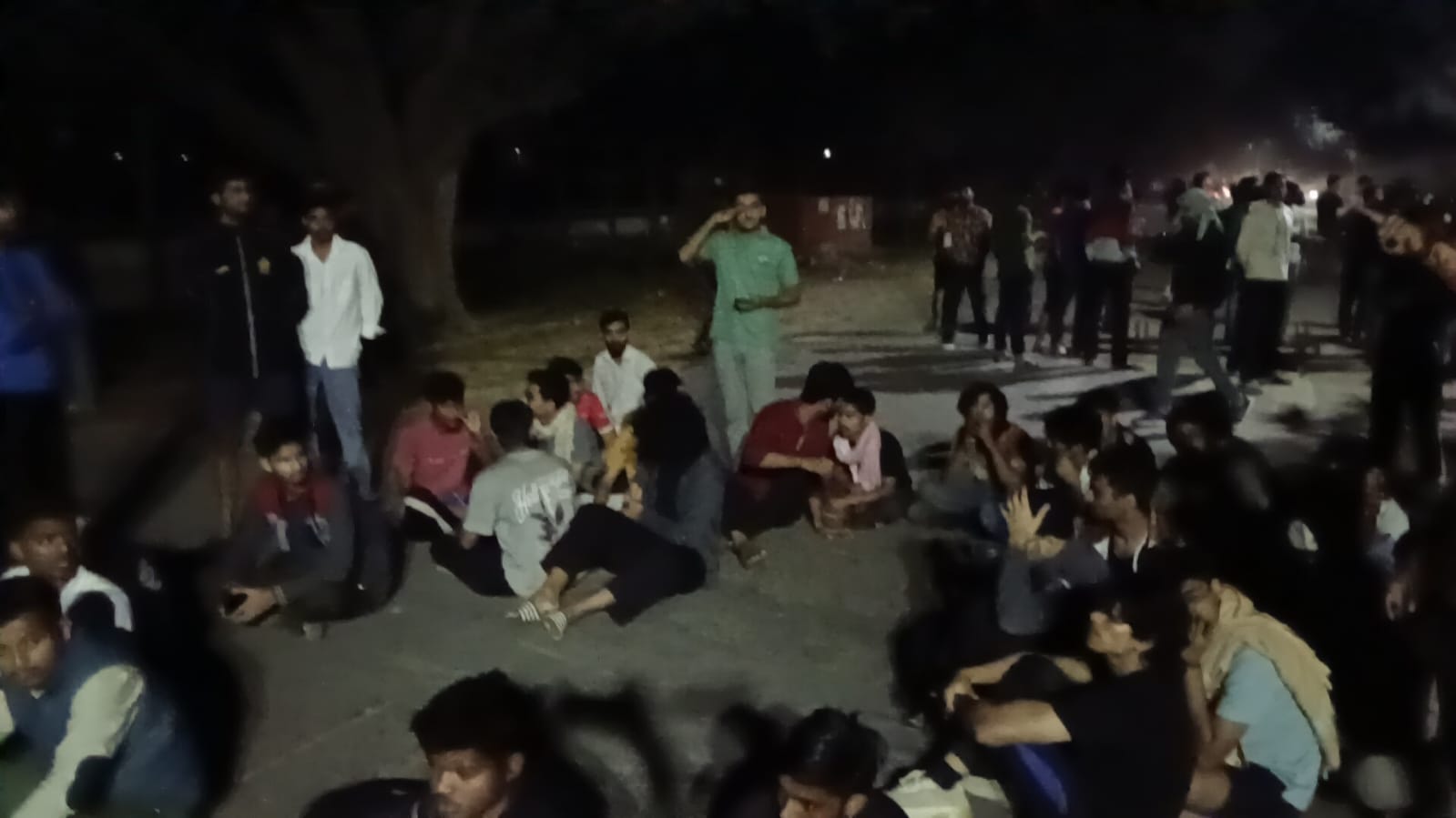 बीएचयू में छात्रों का प्रदर्शन