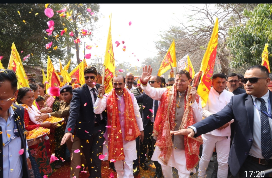 पूर्णानंद गिरी मेले में मुख्यमंत्री पुष्कर सिंह धामी। पूर्णानंद गिरी मेले में मुख्यमंत्री पुष्कर सिंह धामी।