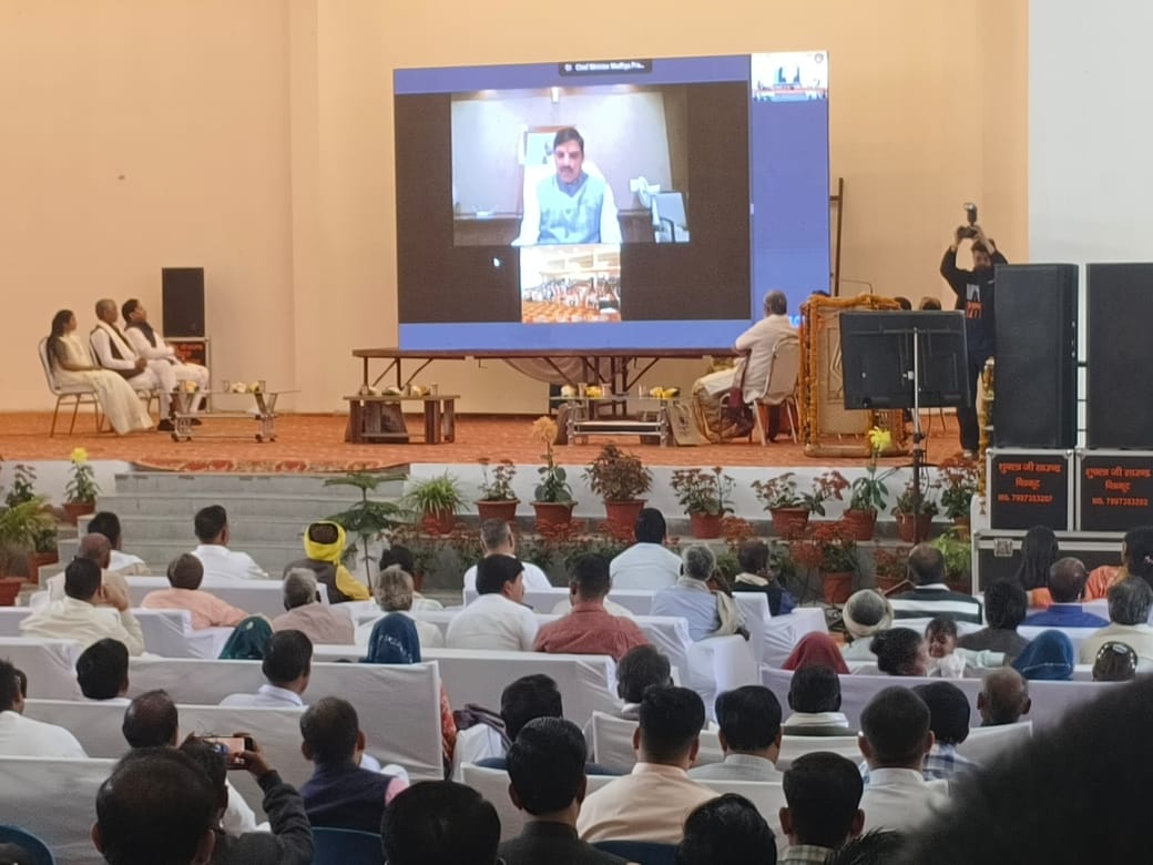 भारत रत्न नानाजी देशमुख की पुण्यतिथि के कार्यक्रमों का शुभारंभ, मध्यप्रदेश के मुख्यमंत्री डाॅ मोहन यादव ने वर्चुअली किया संबोधित भारत रत्न नानाजी देशमुख की पुण्यतिथि के कार्यक्रमों का शुभारंभ, मध्यप्रदेश के मुख्यमंत्री डाॅ मोहन यादव ने वर्चुअली किया संबोधित