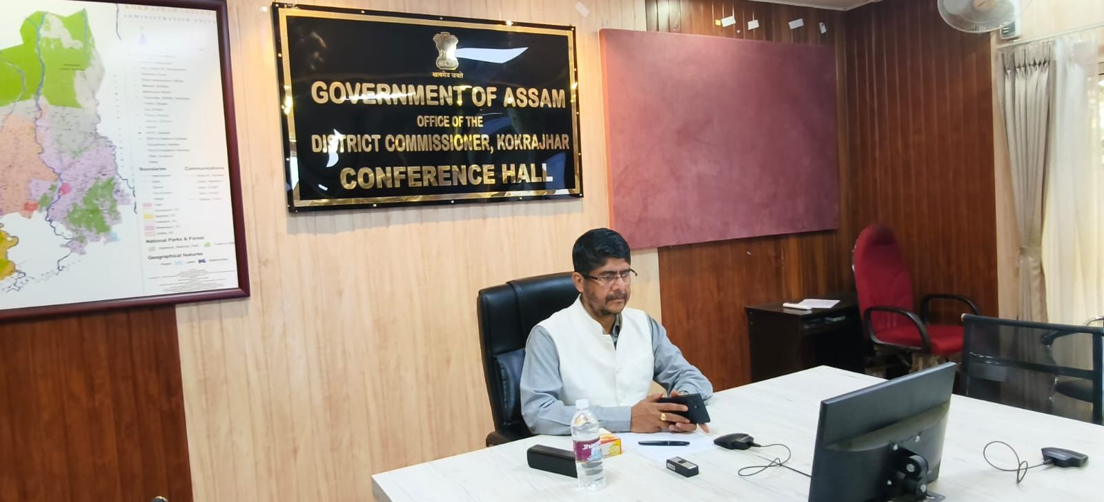 कोकराझार में एचपीभी टीकाकरण कार्यक्रम की तैयारियों की समीक्षा ।