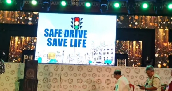 सड़क सुरक्षा अभियान बेलदा डोल मेला