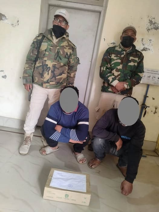 मणिपुर पुलिस द्वारा गिरफ्तार मादक पदार्थ के साथ तस्कर