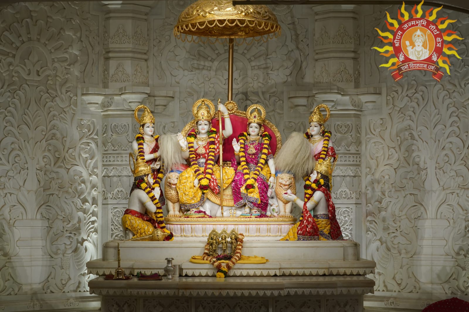 राम मंदिर  राम परिवार