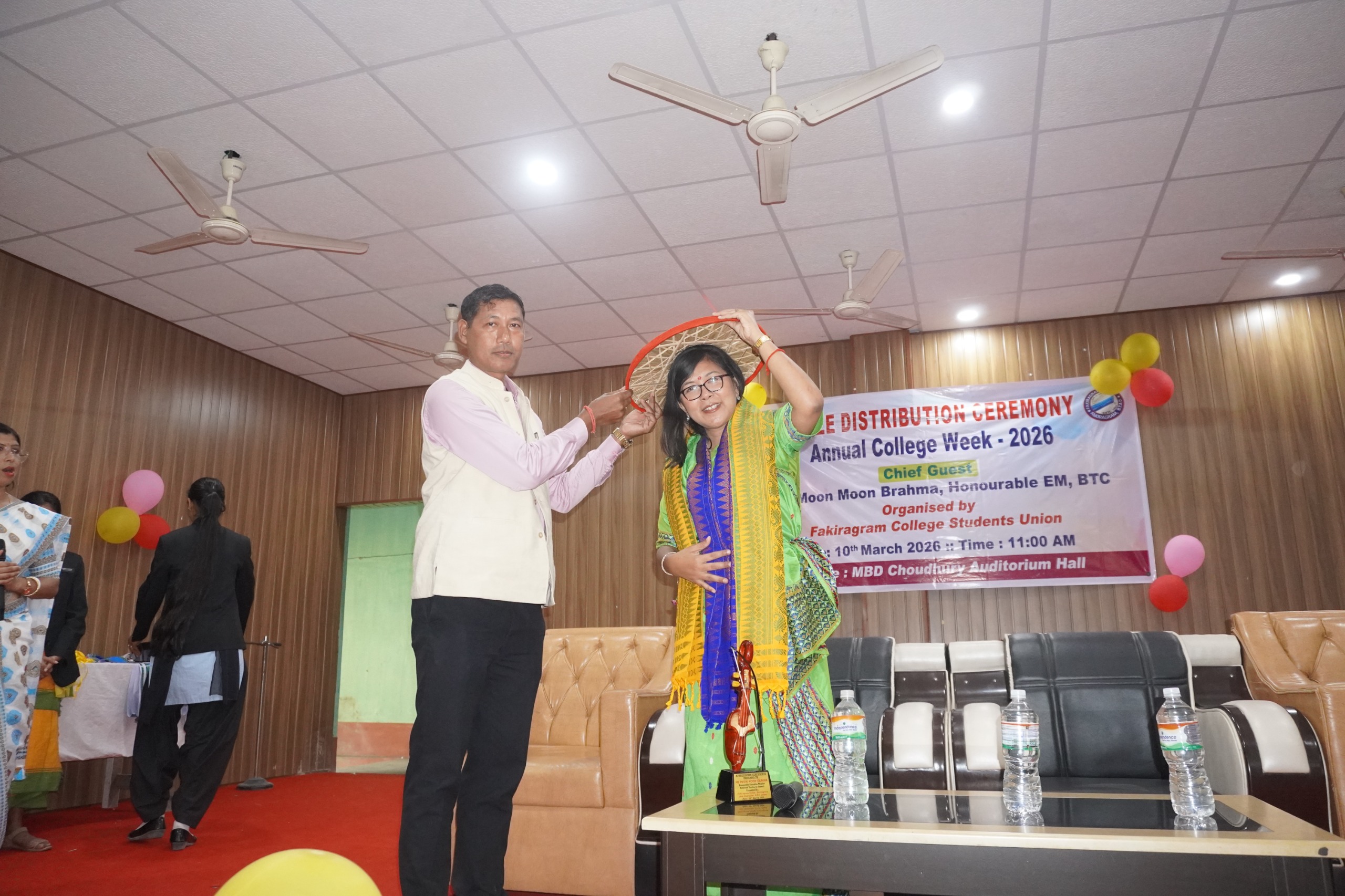 फकिराग्राम कॉलेज सप्ताह 2026 का पुरस्कार वितरण समारोह सम्पन्न।
