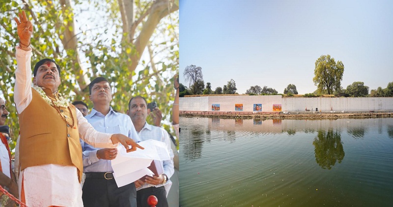 मुख्यमंत्री मोहन यादव ने उज्जैन में क्षिप्रा नदी पर निर्माणाधीन घाटों का किया निरीक्षण