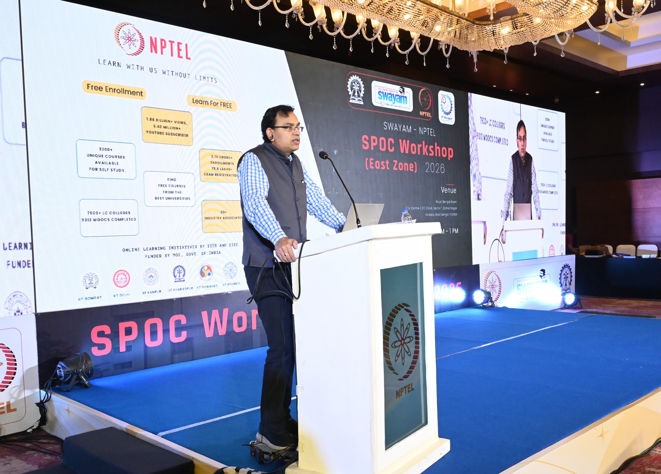 आईआईटी खड़गपुर में आयोजित स्वयं–एनपीटीईएल एसपीओसी कार्यशाला