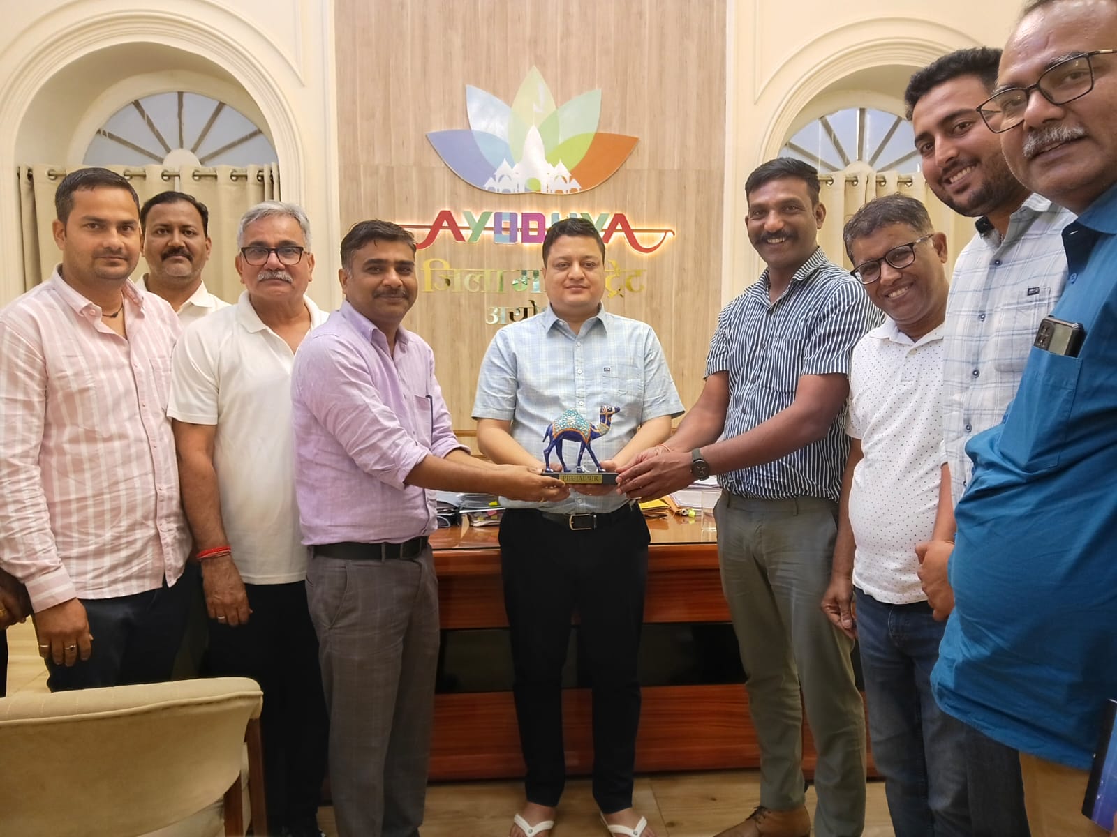 राजस्थान के पत्रकारों का अयोध्या भ्रमण राजस्थान के पत्रकारों का अयोध्या भ्रमण