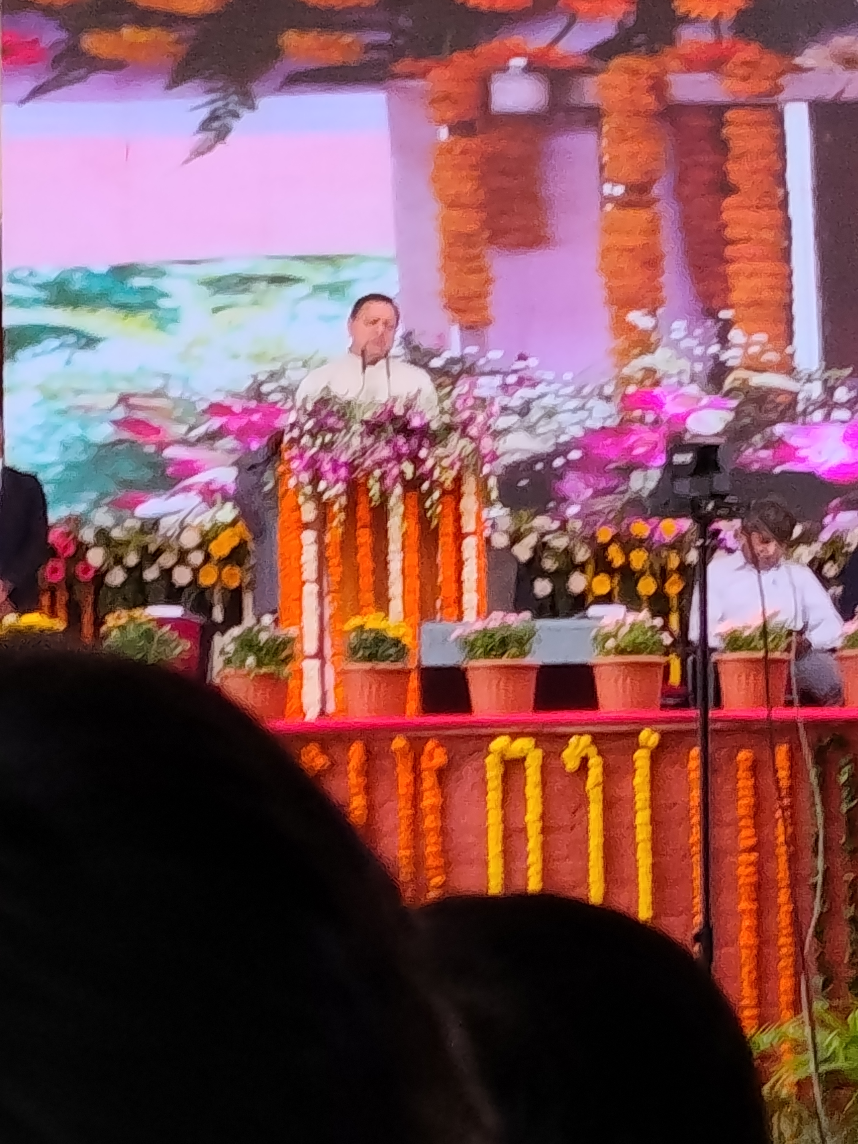 मुख्यमंत्री पुष्कर सिंह धामी कार्यक्रम को संबोधित करते हुए। मुख्यमंत्री पुष्कर सिंह धामी कार्यक्रम को संबोधित करते हुए।