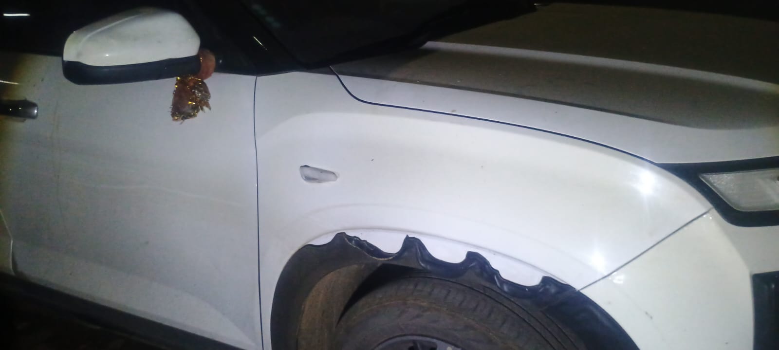 फल दुकान में लगी आग