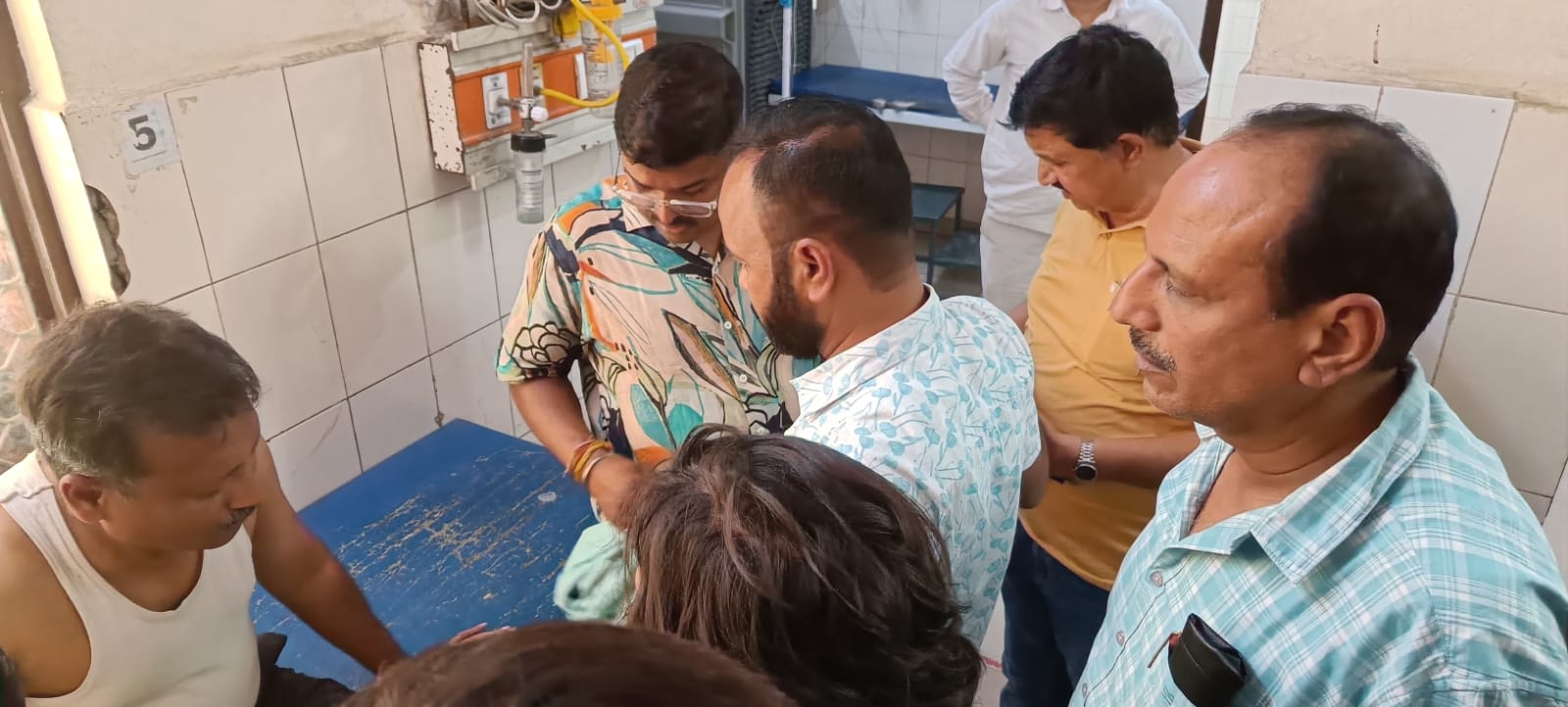 शास्त्री चौक से घर लौटते समय हुआ हादसा