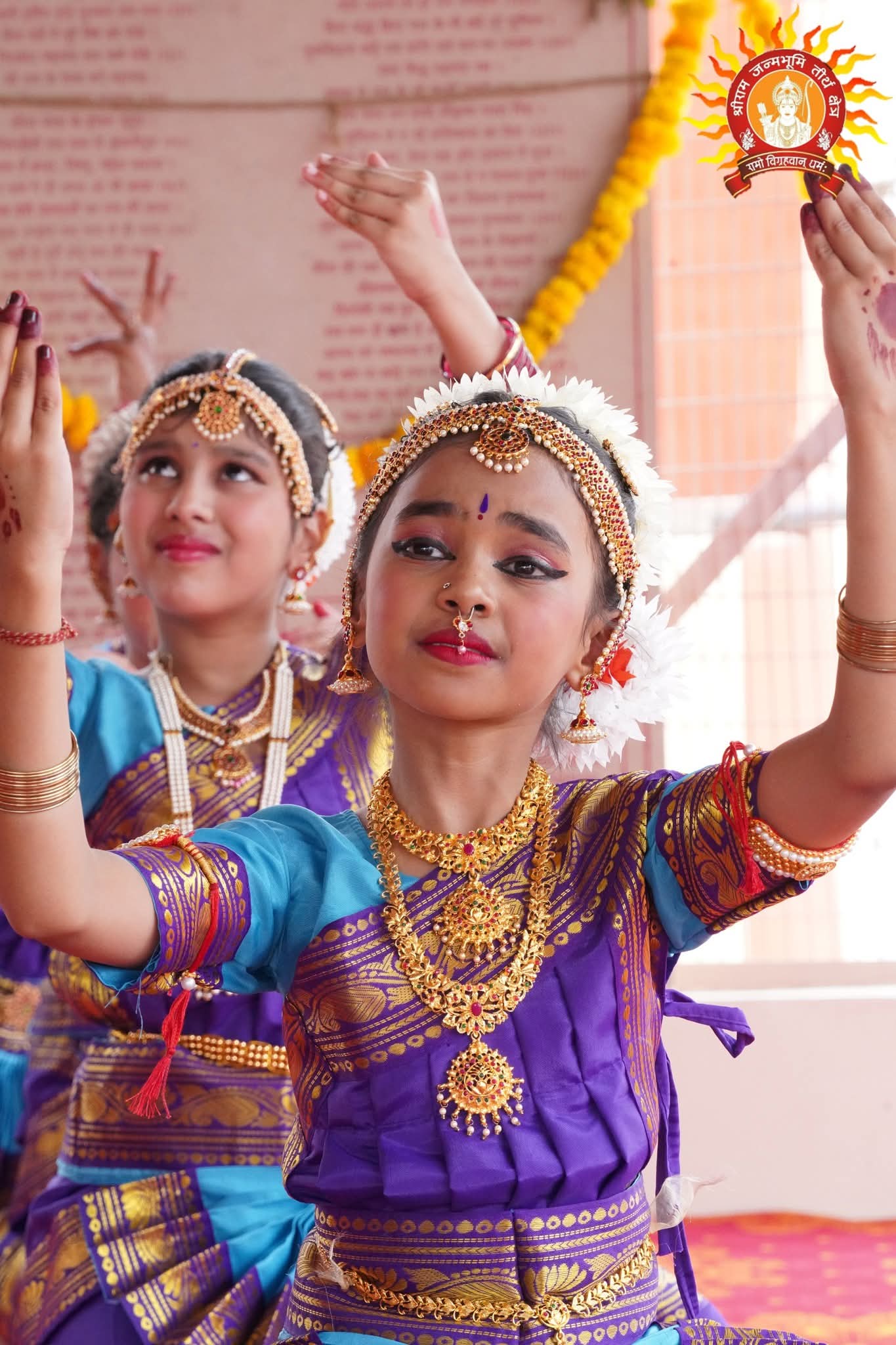 श्री राम जन्मभूमि में भरत नाट्यम से प्रभु के जीवन प्रसंगों को उकेरा श्री राम जन्मभूमि में भरत नाट्यम से प्रभु के जीवन प्रसंगों को उकेरा