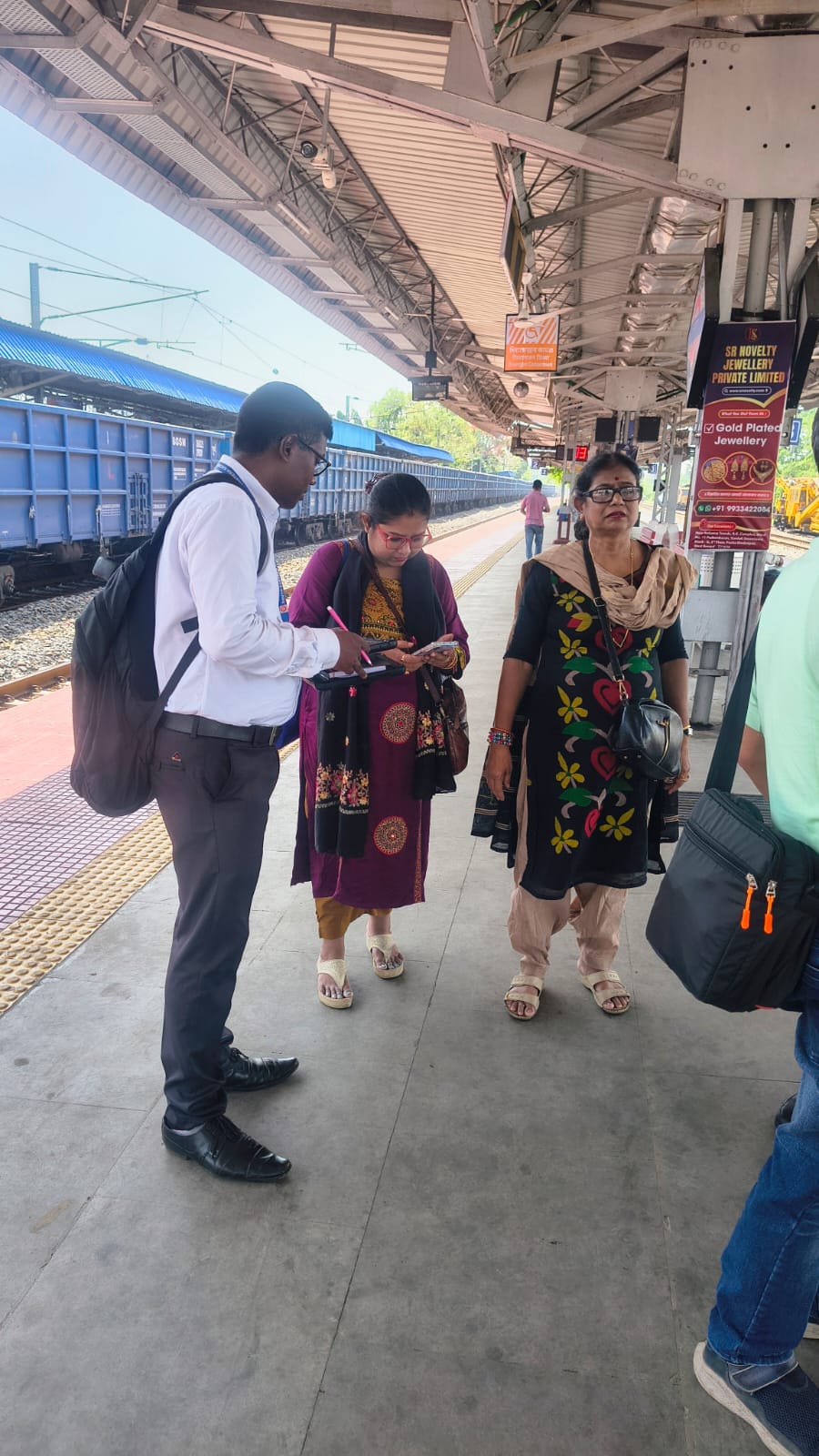 रेलवे द्वारा टिकटिंग जांच अभियान