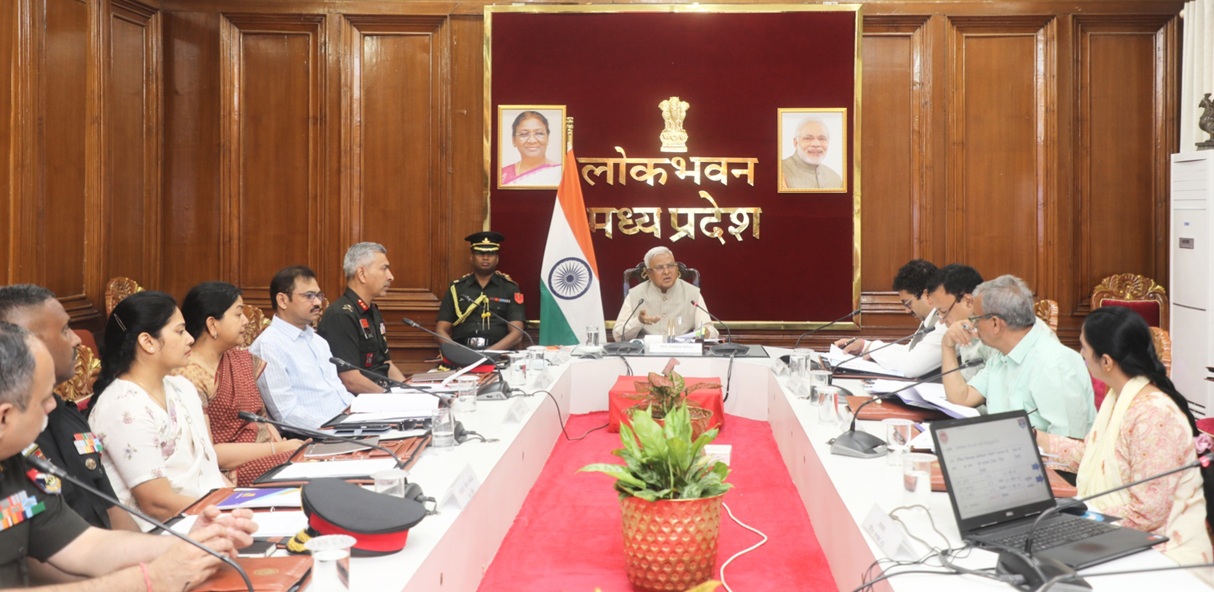 राज्यपाल मंगुभाई पटेल ने सैनिक कल्याण की समामेलित विशेष निधि की 25वीं वार्षिक बैठक ली