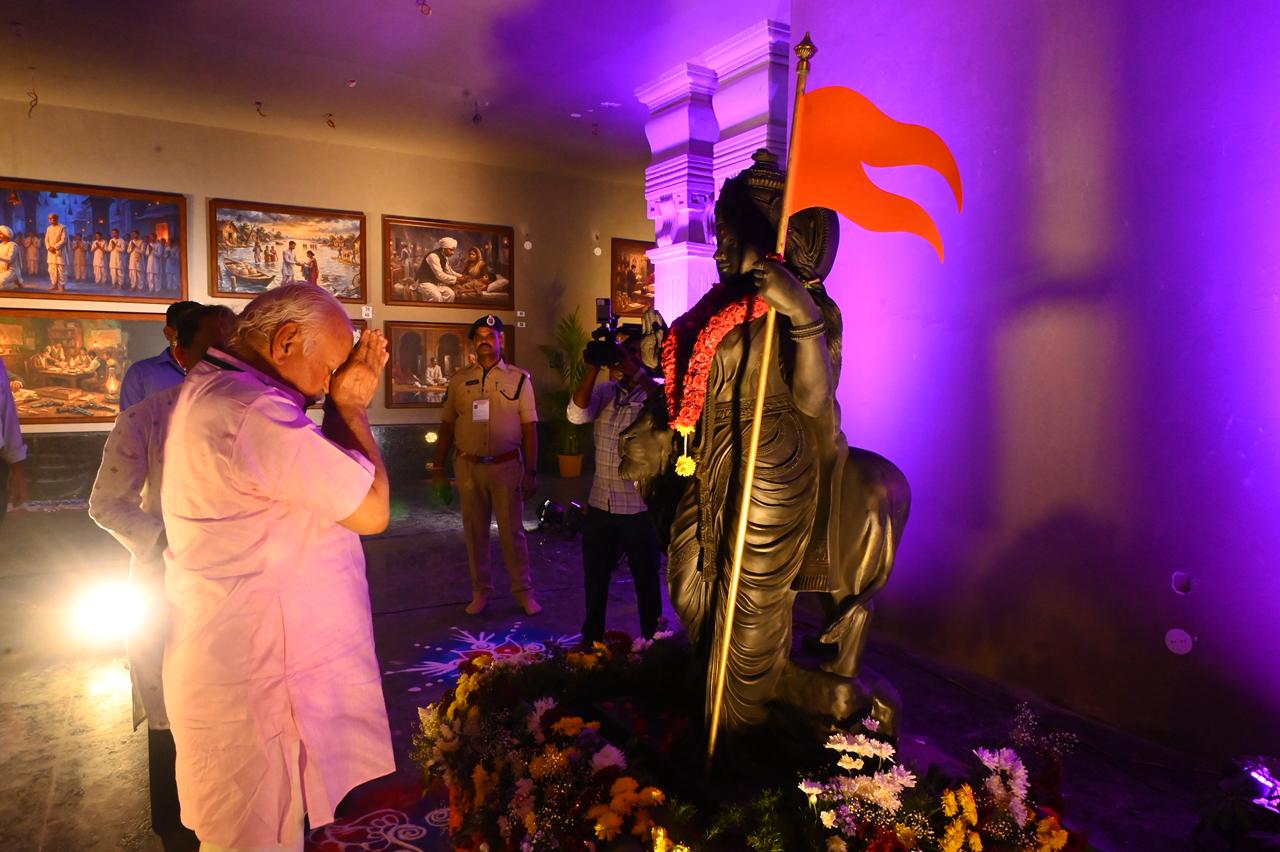 कंदकुर्ती में श्री केशव स्फूर्ति मंदिर का लोकार्पण